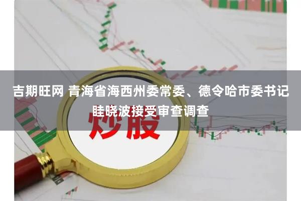 吉期旺网 青海省海西州委常委、德令哈市委书记眭晓波接受审查调查